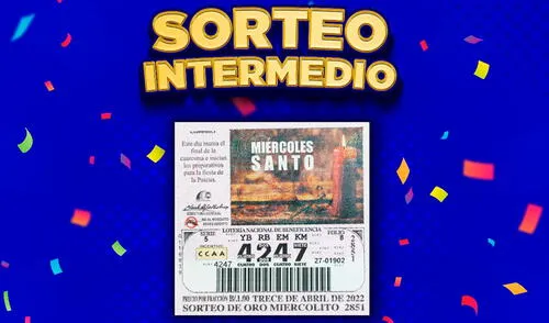 Lotería Nacional de Panamá: Lotería de hoy, miércoles 13 de abril, Telemetro en VIVO el sorteo miercolito y Sorteo Dominical. Foto: captura - Twitter