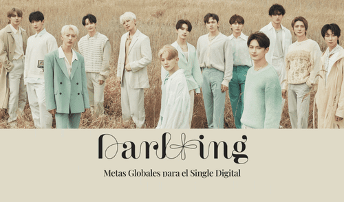 Echa un vistazo al MV teaser de “Darl+ing”. Primer singles en inglés de SEVENTEEN será liberado el 15 de abril (KST). Foto: composición Pledis/ La República / fanbases de SEVENTEEN