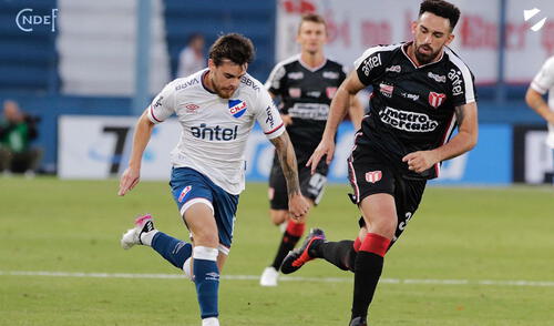 Nacional viene perdiendo 1-0 ante River Plate. Foto: Nacional