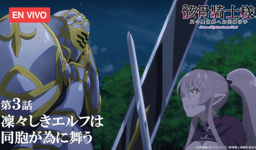 No te pierdas el tercer episodio de Gaikotsu Kishi-sama. Foto: Studio Kai