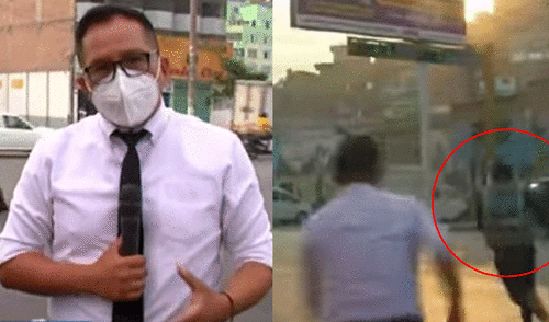 El afectado intentó perseguir al delincuente, pero este logró escapar. Foto: TV Perú