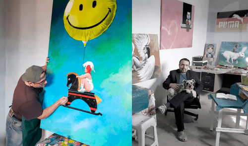 “Jinetes fantásticos” es la muestra del artista trujillano Mario Chumpitazi. Foto: Difusión