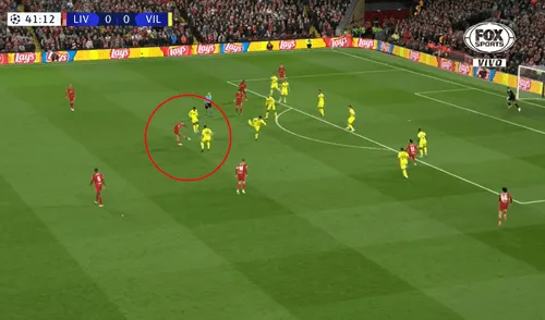 Thiago Alcántara tuvo una buena chance de abrir el marcador para Liverpool FC. Foto: Fox Sports