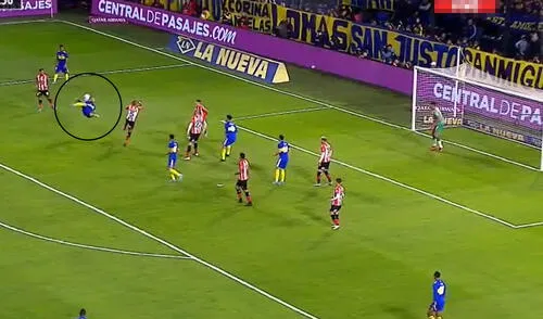 Darío Benedetto anotó nuevamente con la camiseta de Boca Juniors. Foto: captura de ESPN