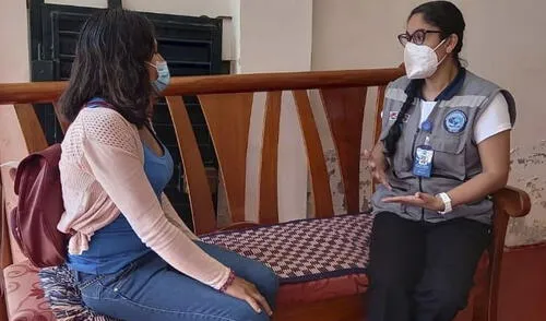 Los profesionales brindan orientación en salud mental a la población cajamarquina. Foto: Diresa Cajamarca.