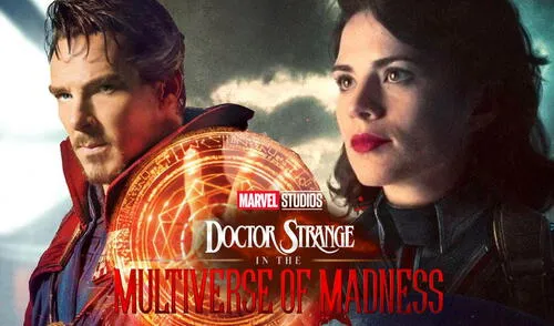 "Doctor Strange 2" tendrá su estreno oficial el próximo viernes y fans esperan ver a Hayley Atwell como Capitana Carter. Foto: composición LR/Marvel Studios/difusión