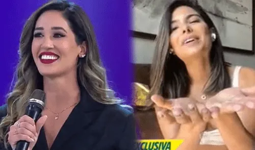 Tepha Loza contó en "En boca de todos" cómo surgió su romance con Sergio peña. Foto: composición/captura América TV