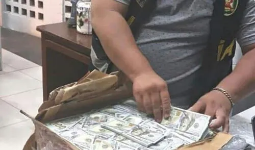 Los fajos de billetes de denominación de 100 dólares. Foto: Difusión