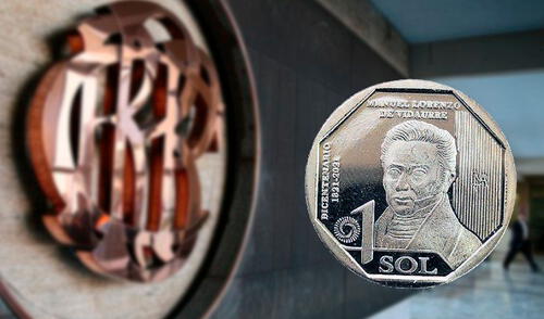 Nueva moneda de colección del BCRP. Composición: La República