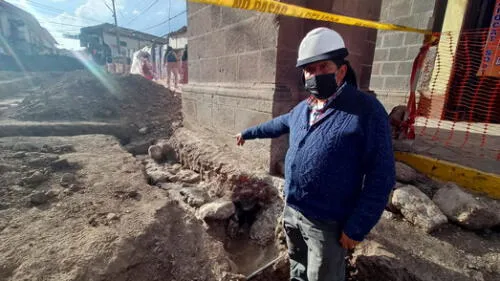 La posición de las rocas no correspondería a edificación inca. Foto: Alexander Flores/ URPI La posición de las rocas no correspondería a edificación inca. Foto: Alexander Flores/ URPI