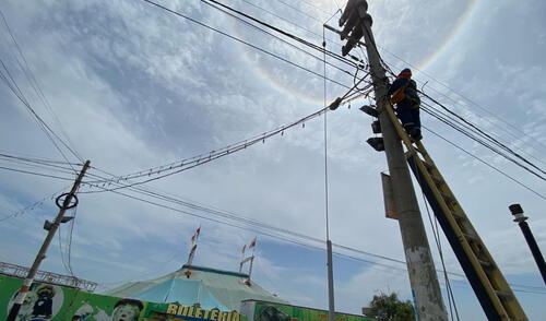 Personal de Ensa retiró estas conexiones clandestinas. Foto: Ensa.