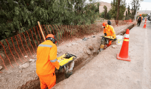 El Ejecutivo informó que dichos trabajos solucionará el colapso del sistema de saneamiento. Foto: MVCS