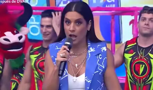 María Pía Copello cierra su etapa como conductora de "Esto es guerra". Foto: captura América TV María Pía Copello cierra su etapa como conductora de "Esto es guerra". Foto: captura América TV