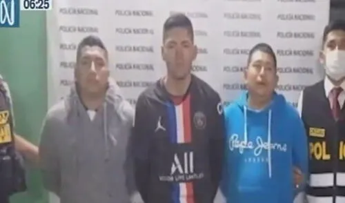 PNP capturó a 3 implicados en el crimen. Foto: captura de Canal N