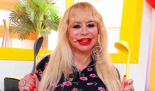 "Solo cocino guiso de quinua con queso y lentejas, nada más. Florcita cocina mejor que yo", dijo Susy Díaz. Foto: difusión/ GV Producciones