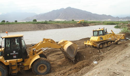 Obras de enrocado son bajo la modalidad de gobierno a gobierno. Foto: La República