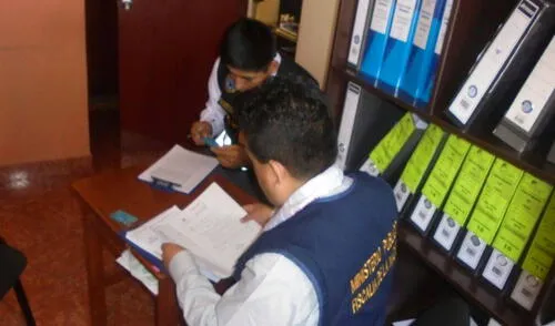 Personal de la Fiscalía recabó documentación. Foto: referencial/Fiscalía Personal de la Fiscalía recabó documentación. Foto: referencial/Fiscalía