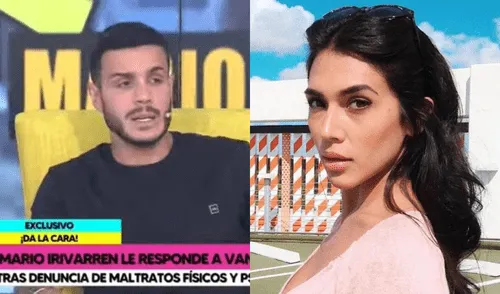 Mario Irivarren fue sorprendido por respuesta inmediata de Vania Bludau. Foto: composición/ captura de ATV/ Instagram