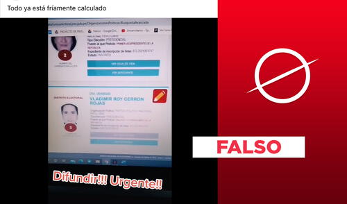 Es falso que Cerrón podría entrar como vicepresidente si vacan a Pedro Castillo. Foto: Verificador Es falso que Cerrón podría entrar como vicepresidente si vacan a Pedro Castillo. Foto: Verificador