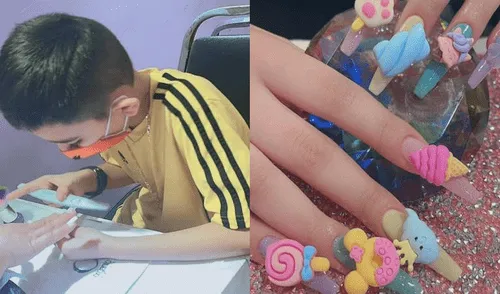 Gabriel Aarón ha denunciado que ha recibido ataques luego de difundir imágenes sobre su oficio como manicurista. Foto: Gabriel Aarón Quimbar/Facebook