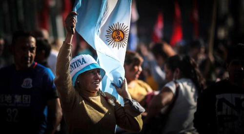 En 1813, la Asamblea General Constituyente del Año XIII aprobó el himno nacional argentino. Foto: EFE