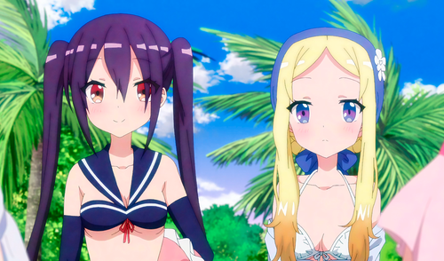 Rakira y Rufuria en el episodio 5 de "RPG Fudousan". Foto: Doga Kobo