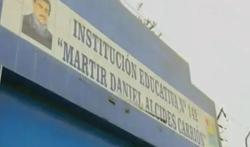 Menor está muy atemorizada, por lo que ya no quiere regresar al colegio Daniel Alcides Carrión. Foto: captura ATV