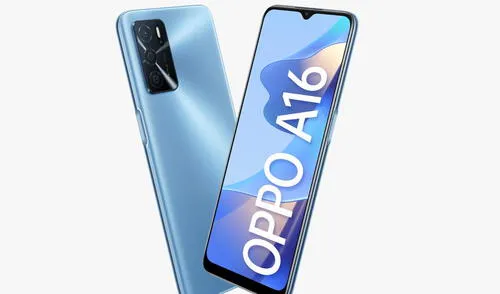 OPPO A16 es un smartphone para usuarios muy activos y destaca por una pantalla de alta definición de 6.52 pulgadas. Foto: OPPO