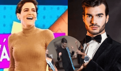 Gigi Mitre bromea con Nicola Roberto, Miss Supranational 2022. Foto: Composición LR / Willax TV / Instagram. Gigi Mitre bromea con Nicola Roberto, Miss Supranational 2022. Foto: Composición LR / Willax TV / Instagram.