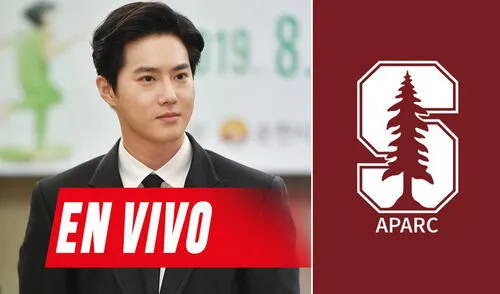 Suho (30) es líder de EXO, grupo k-pop que cumplió 10 años de trayectoria. Foto: composición/Stanford