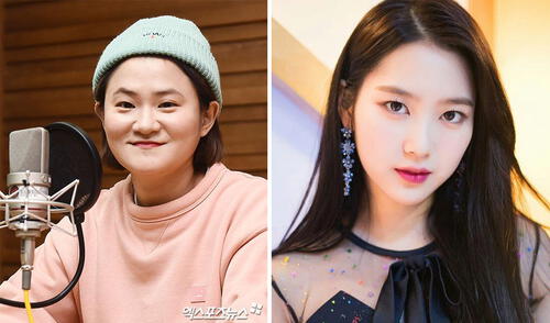 Kim Shin Young y Jiho se hicieron amigas cuando la segunda formaba parte de OH MY GIRL. Foto: SportsNews/Dispatch