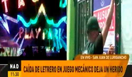 La administración del establecimiento aseguró que asumió todos los gastos de recuperación de los afectados. Foto: captura de ATV La administración del establecimiento aseguró que asumió todos los gastos de recuperación de los afectados. Foto: captura de ATV