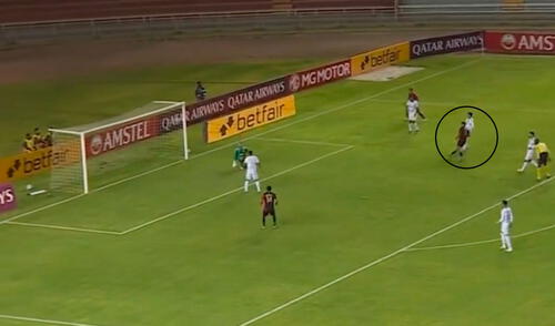 Luis Iberico lleva dos goles con Melgar en la Copa Sudamericana 2022. Foto: captura de DirecTV Sports Luis Iberico lleva dos goles con Melgar en la Copa Sudamericana 2022. Foto: captura de DirecTV Sports