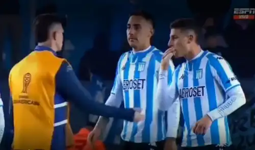 Racing perdió 1-0 ante River Plate de Uruguay. Foto: captura de ESPN