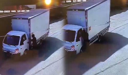 Asalto ocurrió el último domingo 29 de mayo. Foto: captura cámaras de seguridad Asalto ocurrió el último domingo 29 de mayo. Foto: captura cámaras de seguridad