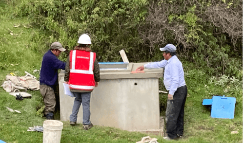 La Contraloría supervisó los trabajos en diferentes caseríos del distrito La Encañada. Foto: Contraloría La Contraloría supervisó los trabajos en diferentes caseríos del distrito La Encañada. Foto: Contraloría