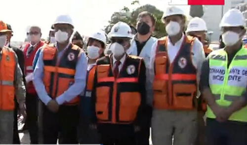 Torres destacó la importancia de que la población esté preparada ante cualquier movimiento telúrico. Foto: captura