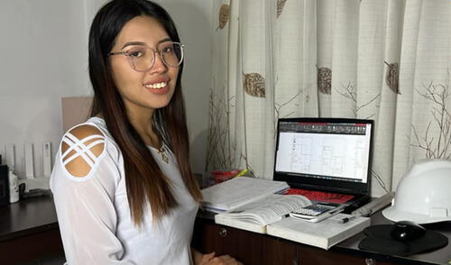 Sarahi, su madre y hermanitos atravesaron muchas carencias en Ilo. Foto: Beca 18/ Pronabec