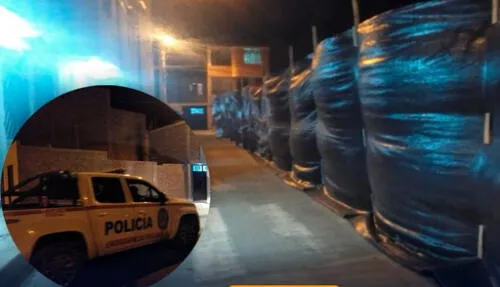 Policías desplegaron un operativo por los alrededores de la zona para tratar de atrapar a los hampones. Foto: Tele Tres Noticias Policías desplegaron un operativo por los alrededores de la zona para tratar de atrapar a los hampones. Foto: Tele Tres Noticias