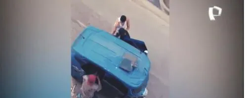 Vecinos piden mayor seguridad en la zona. Foto: captura de Panamericana Vecinos piden mayor seguridad en la zona. Foto: captura de Panamericana