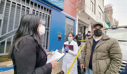 Explosión. Este es el local del comerciante Daniel Galindo donde detonó el artefacto explosivo. Pide mayor presencia de PNP. Foto: difusión