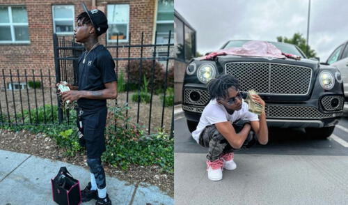 23 Rackz era un joven rapero que firmó con MGE en 2020. Foto: composición LR/Instagram