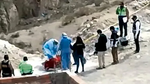 Policía levantó cadáver. Policía levantó cadáver.