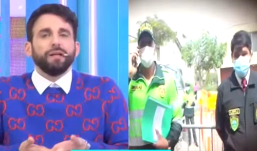 Rodrigo González en desacuerdo con la PNP. Foto: composición LR/ captura de Willax TV Rodrigo González en desacuerdo con la PNP. Foto: composición LR/ captura de Willax TV