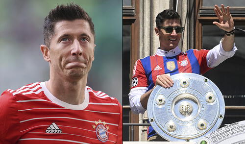 Robert Lewandowski lleva ocho temporadas con el Bayern Múunich desde el 2014. Foto: composición de AFP