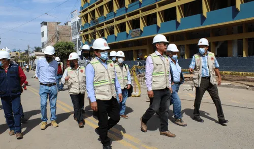 La comisión especial planteó la reducción de los costos de la obra tras identificar que hay veredas en buen estado de conservación. Foto: Colegio de Ingenieros de Lambayeque