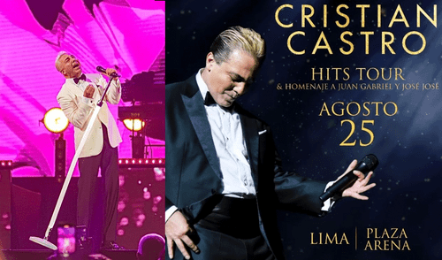Cristian Castro regresa a Lima. Foto: Instagram