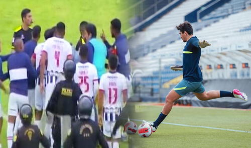 Alianza Lima consiguió 8 victorias consecutivas antes de perder con Sport Huancayo. Foto: captura GolPerú/Instagram Jonathan Medina