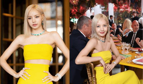 Lisa fue tendencia en Twitter luego de su participación en el evento de joyería Bvlgari. Foto: composición/ captura Twitter Lisa fue tendencia en Twitter luego de su participación en el evento de joyería Bvlgari. Foto: composición/ captura Twitter