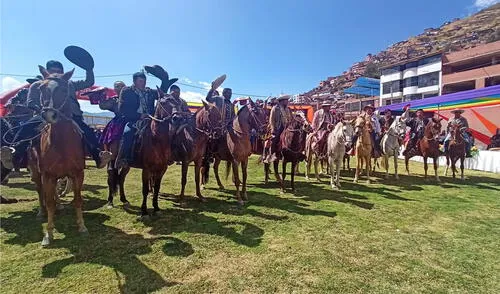 Comunidad de Cullawata qué pertenece al distrito de Velille es la que organiza actividad este año. Foto: URPI/Alexander Flores Comunidad de Cullawata qué pertenece al distrito de Velille es la que organiza actividad este año. Foto: URPI/Alexander Flores